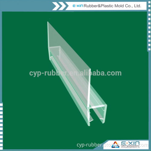Shower glass door sealing strips/plastic transparent strips